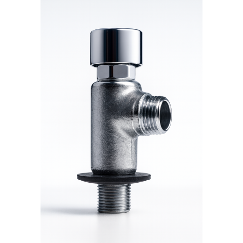 ACIONADOR CROMADO SEM  ABA DE JOELHO PEDALWATER